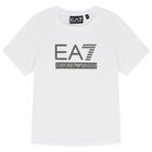 تيشيرت بالشعار باللون الابيض للاولاد, 3, hi-res